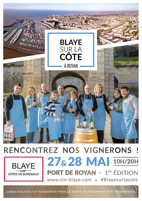 Vins Côte de Blaye à Royan du 27 mai au 28 mai 2022 
